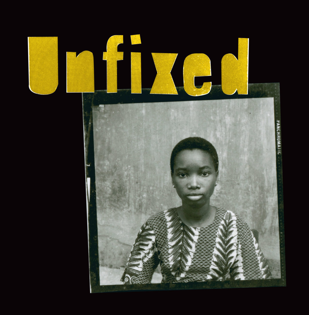 Book cover featuring an ID card photograph of an unidentified woman, taken by the photographer Joseph Moïse Agbodjelou in Porto-Novo, Benin